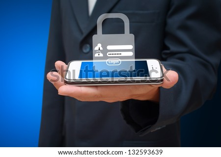 Password security for safety from mobile phone