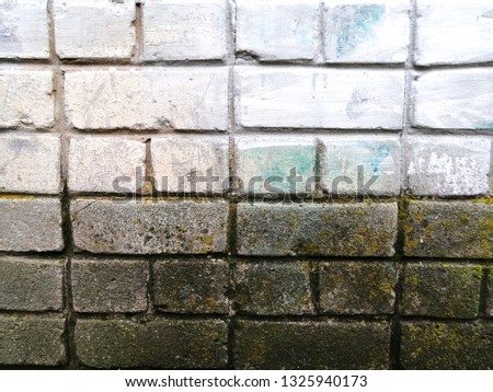 Brick wall. Texture. Abstract background. Colorful pattern.
