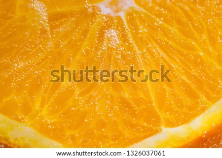 orange fruit close-up macro