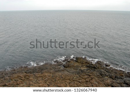 İgneada rocky coast.Kirklareli/Turkey