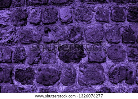 Dark purple walls of the castle