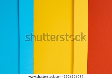 abstract bright background of colorful sheets of paper                     