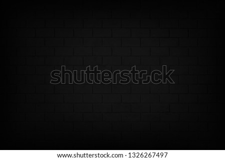 Black wall as background