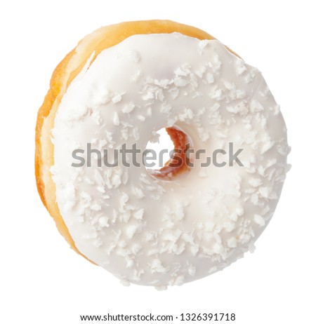 Donut isolated on white background