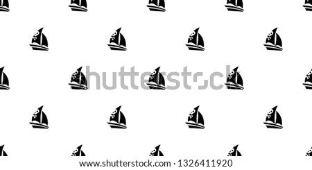boat seamless pattern vector pirate yacht sailboat anchor helm maritime Nautical tropical scarf isolated tile background repeat wallpaper