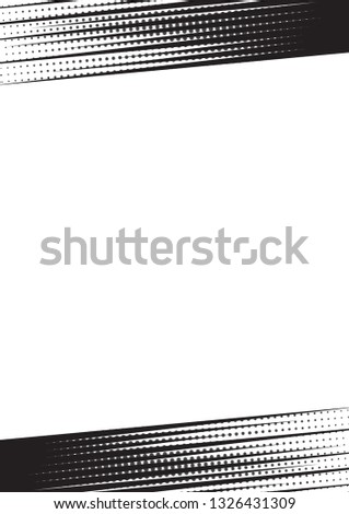 Speed Line With Halftone Abstract Background
