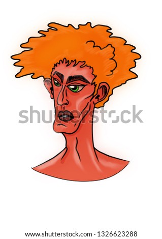 red-haired guy. Raster