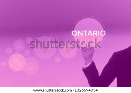 ONTARIO - technology and business concept