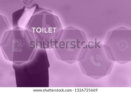 TOILET - technology and business concept