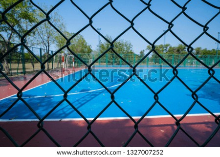 futsal court, rubber court