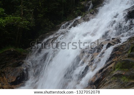 waterfall scene in kuala lumpur