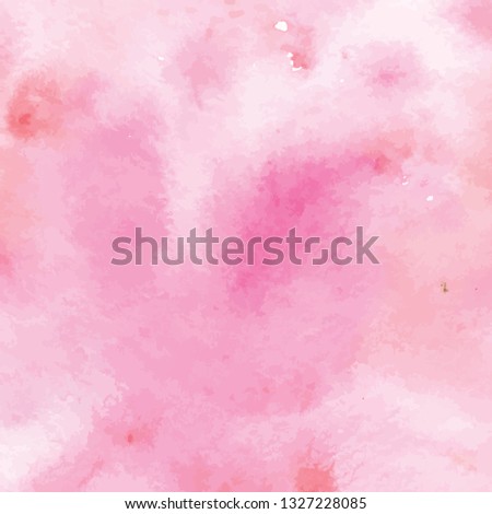 Hand Painted Art Of Watercolor Paint On Watercolor Paper. Abstract Background, Vector Illustration