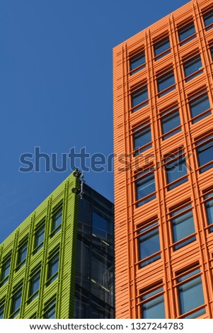 Colorful modern architecture
