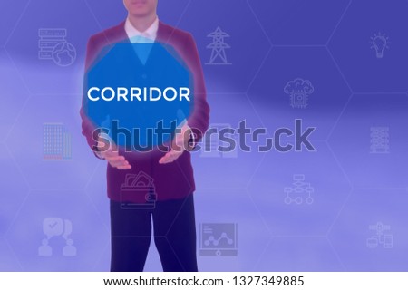 CORRIDOR - technology and business concept
