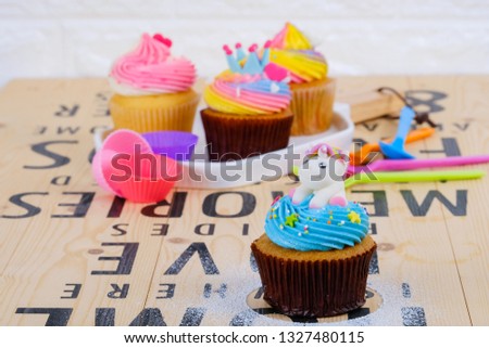Unicorn Cupcakes colorful most delicious favorite desserts in joyous celebration