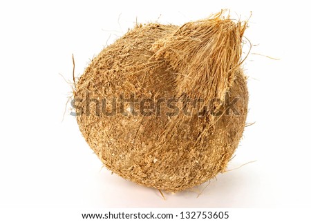 coconut isolated on white