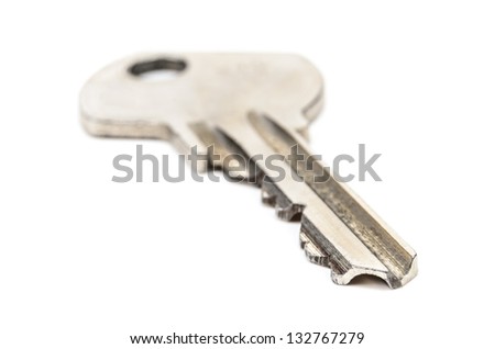 House key. Photo Close-up