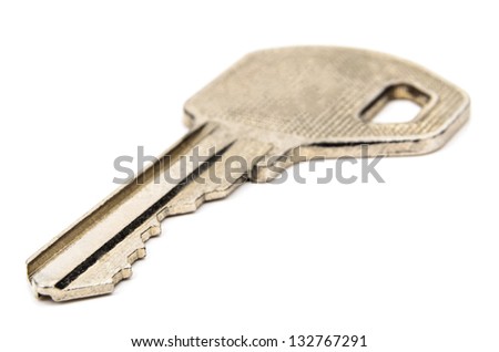 House key. Photo Close-up
