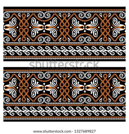 Ethnic ornaments are very suitable for use in clothing or ornaments with ethnic themes