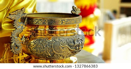 Golden bowl from Buddha Temple