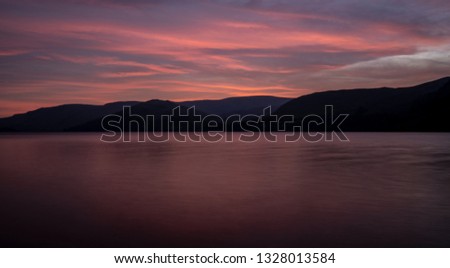 Sunrise over Ullswater, The Lake District, UK