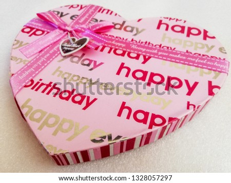 Birthday gift box