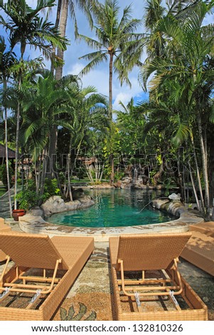 Hotel on Amed beach. Bali  island. Indonesia