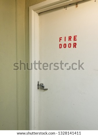 Fire door 1