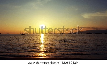 Sunset from sunset beach Koh Lipe