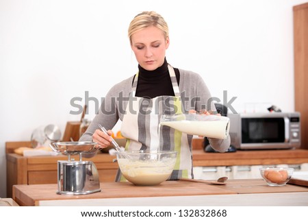Woman in the kitchen