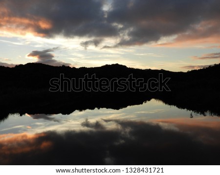 Reflecting clouds at Wilsons Promontory National Park, Victoria, Australia