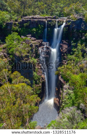 Carrington Falls over Kangaroo River in New South Wales, Australia