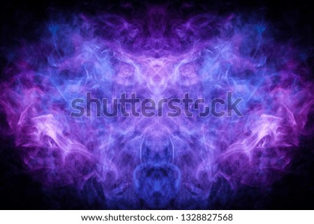 Abstract blue and pink smoke background art in illustration geometry. Mocap for cool t-shirts
