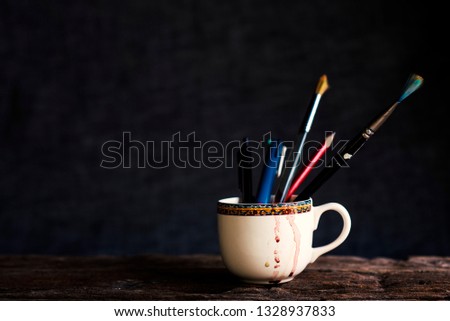 
Coffee mug with stationery