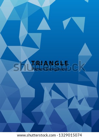 Abstract Triangle Background. Modern Wallpaper. Vector illustration - Vector