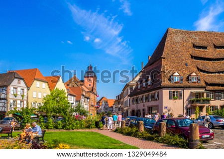 Historical City of Wissembourg, France 