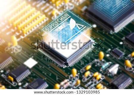 Electronic circuit board , Setup IC supply chain