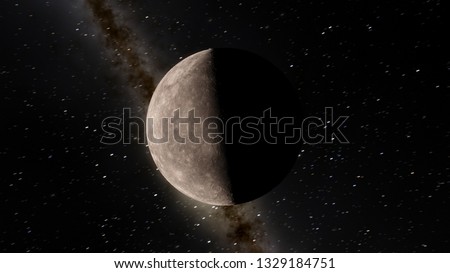 Planet Earth from space 3D illustration planet mercury orbital view, our planet from the orbit, world, ocean, atmosphere, land, clouds, globe (Elements of this image furnished by NASA)