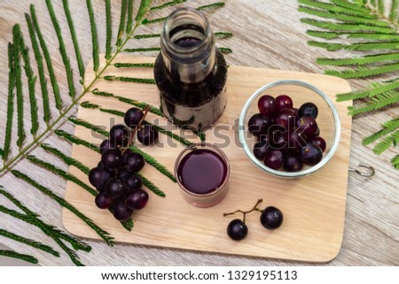 Wine / whole grape juice - natural and healthy drink