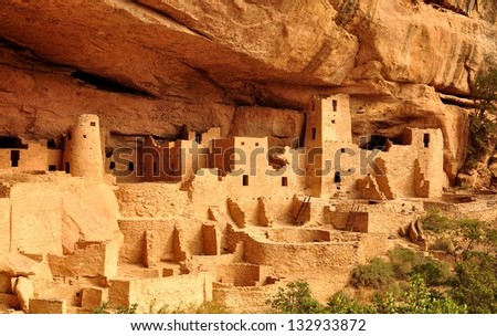 Cliff Palace Mesa Verde Royalty-Free Stock Photo #132933872