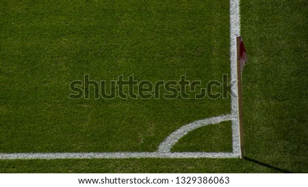A very important area of every football field. Every corner kick can create a big danger by the opponent’s goal.