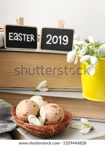 easter 2019 chalkboards with decor
