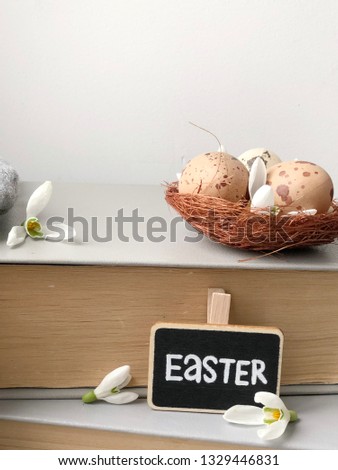 easter 2019 chalkboards with decor