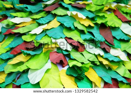 paper cut decoration abstract background