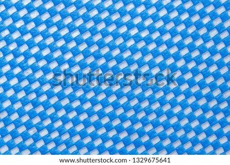 Blue pattern objects