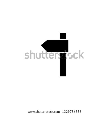 signpost icon vector. signpost sign on white background. signpost icon for web and app