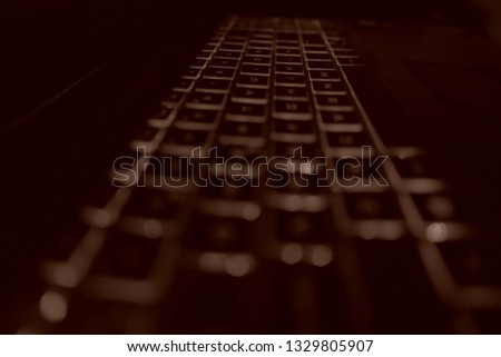 Pc keyboard detail