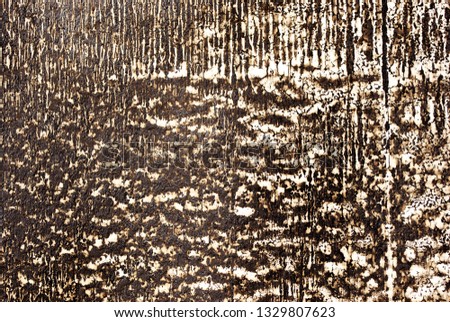 Textured wall,  paint or plaster white drops on black wall surface close up detail, grunge horizontal shabby background