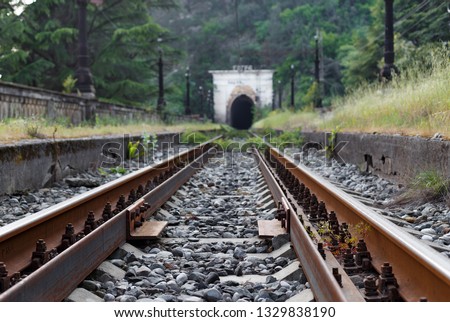 abandoned rail way and stations in abkhazia