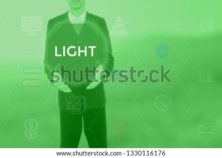 LIGHT - technology and business concept